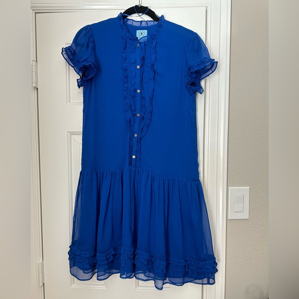 Cece, Royal Blue, Lined, Drop Waist Dress.
Sz XS
Excellent Condition